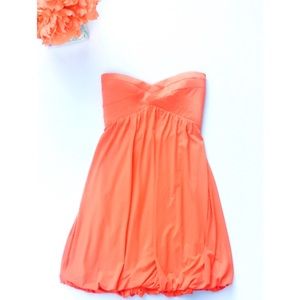 Bebe strapless short balloon dress 👗